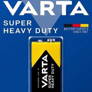 VARTA Batterie 9 Volts Super Heavy Duty Zinc-Carbon
